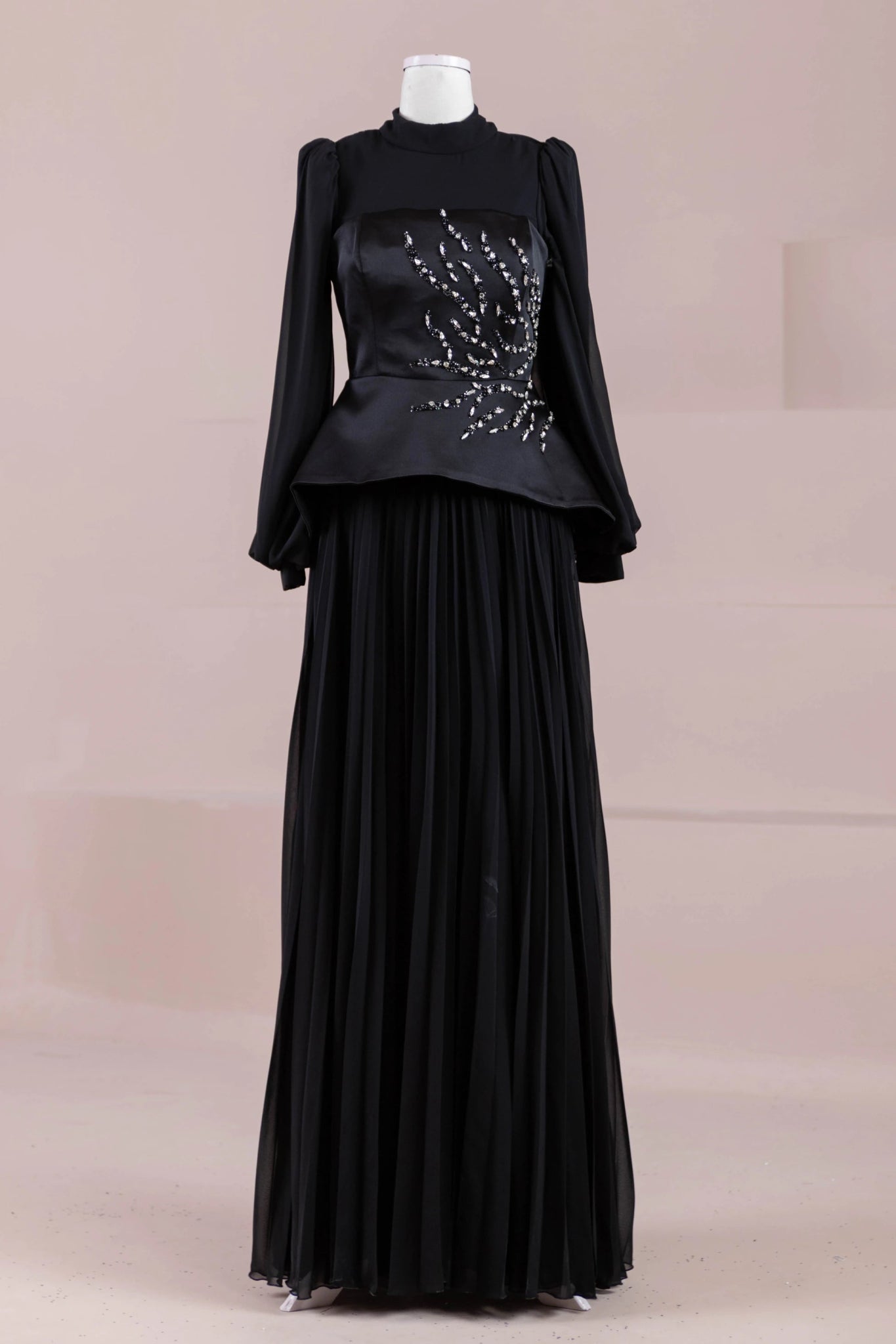 Eyla Tesettür Abiye - FioraofDress - tesettur - abiye - Siyahh - 36 - hijab - evening - dress