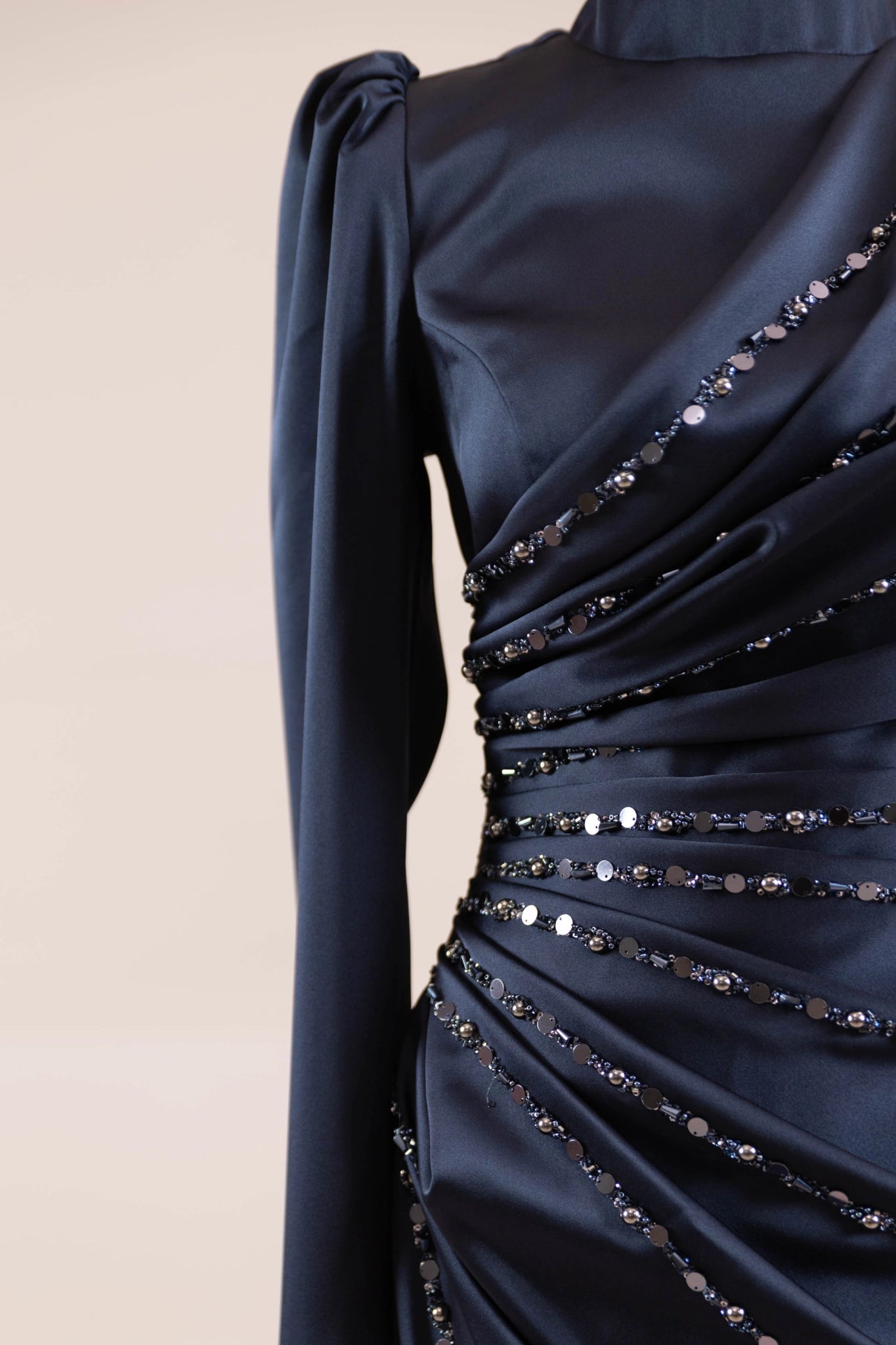 Faris Tesettür Abiye - FioraofDress - tesettur - abiye - lacivert - 38 - hijab - evening - dress