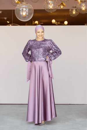 Ferce Tesettür Abiye - FioraofDress - tesettur - abiye - 44 - LİLAA - hijab - evening - dress