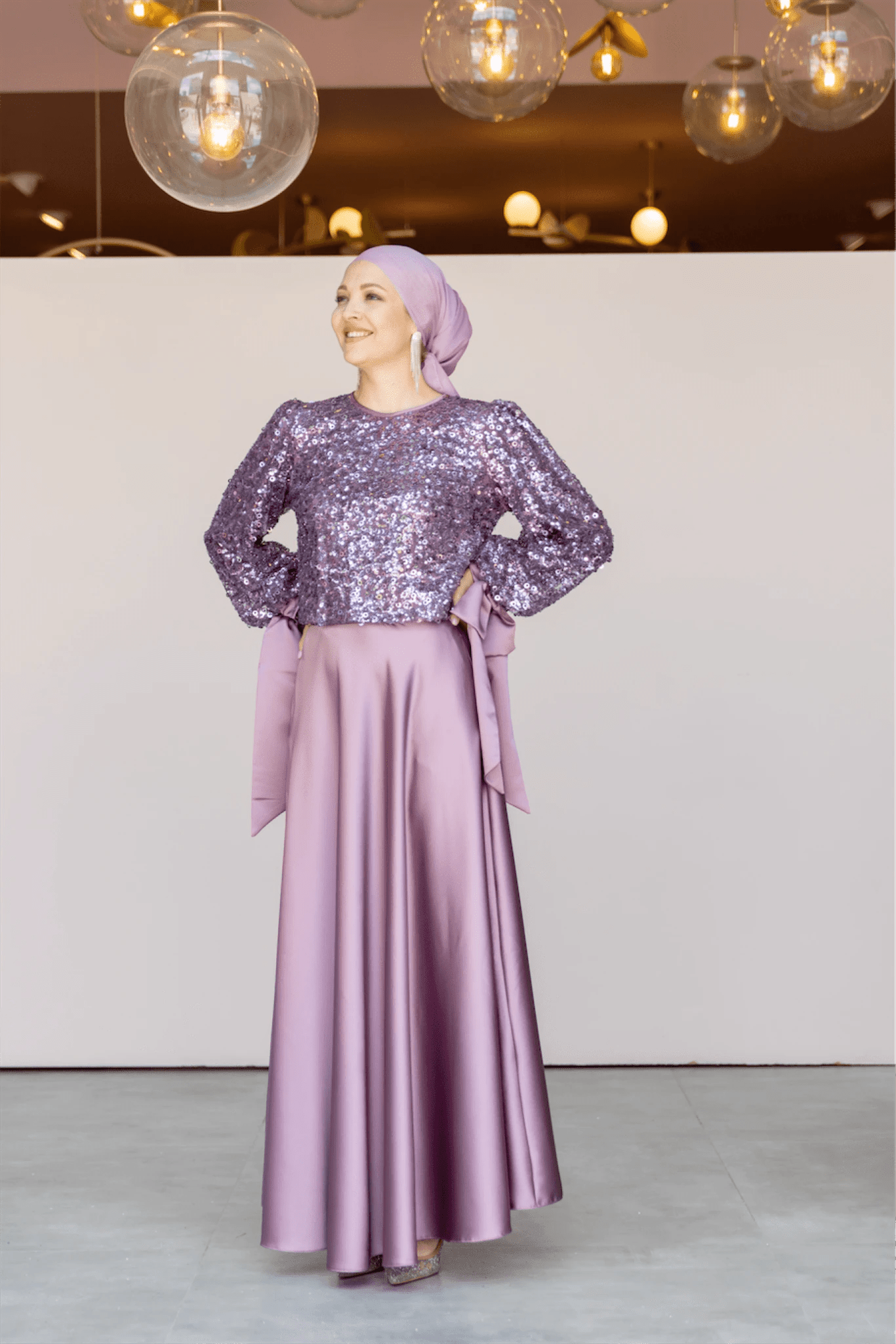 Ferce Tesettür Abiye - FioraofDress - tesettur - abiye - 44 - LİLAA - hijab - evening - dress