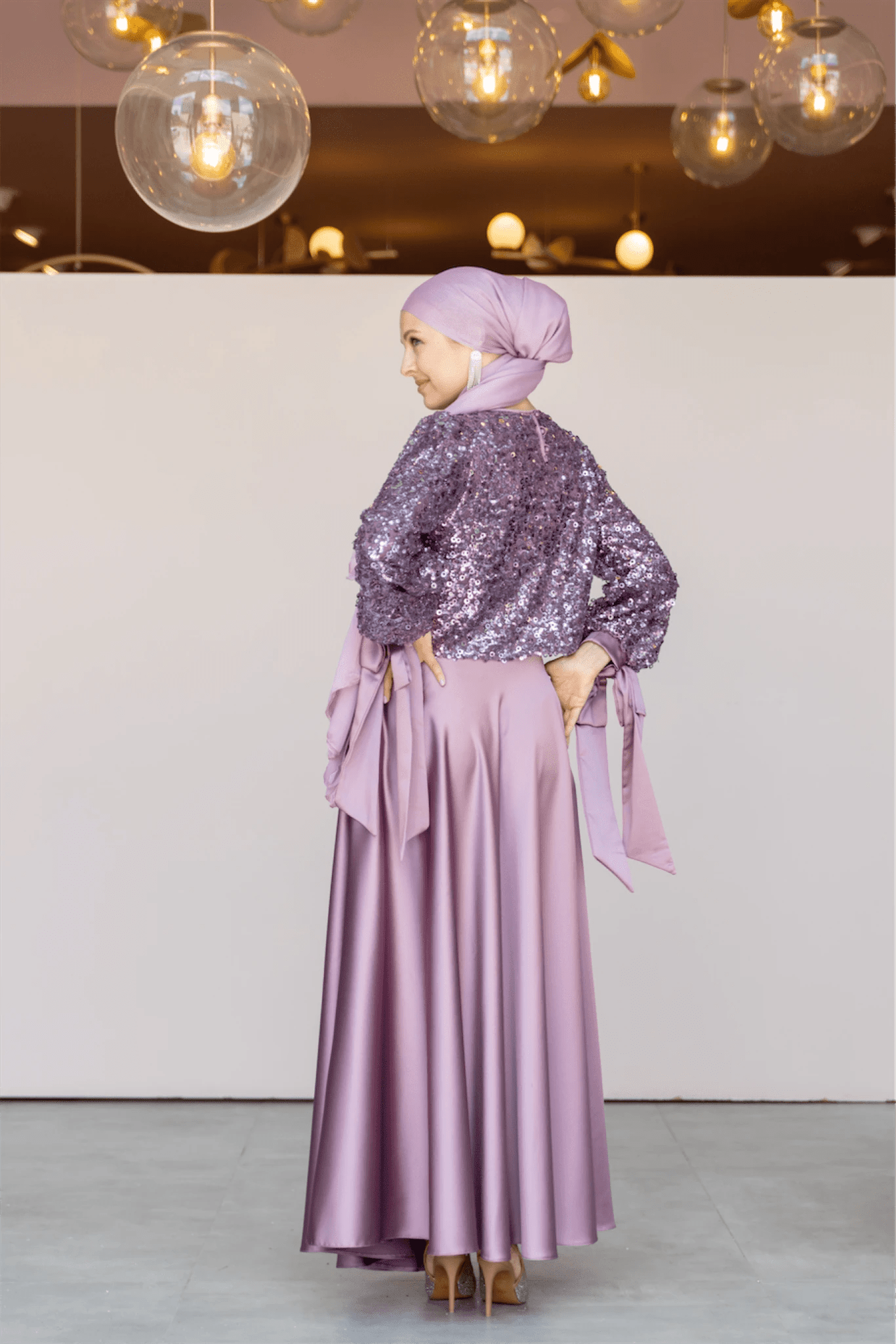 Ferce Tesettür Abiye - FioraofDress - tesettur - abiye - 44 - LİLAA - hijab - evening - dress