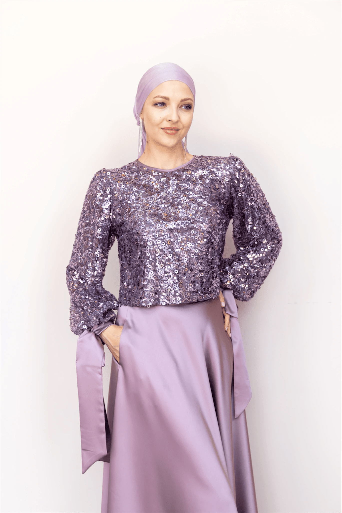 Ferce Tesettür Abiye - FioraofDress - tesettur - abiye - 44 - LİLAA - hijab - evening - dress