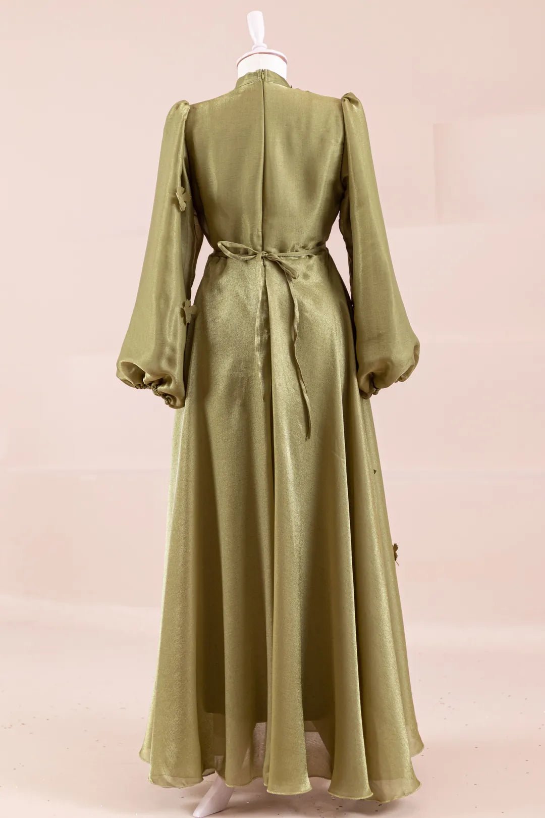 Flowers Tesettür Abiye - FioraofDress - tesettur - abiye - Yeşil - 36 - hijab - evening - dress