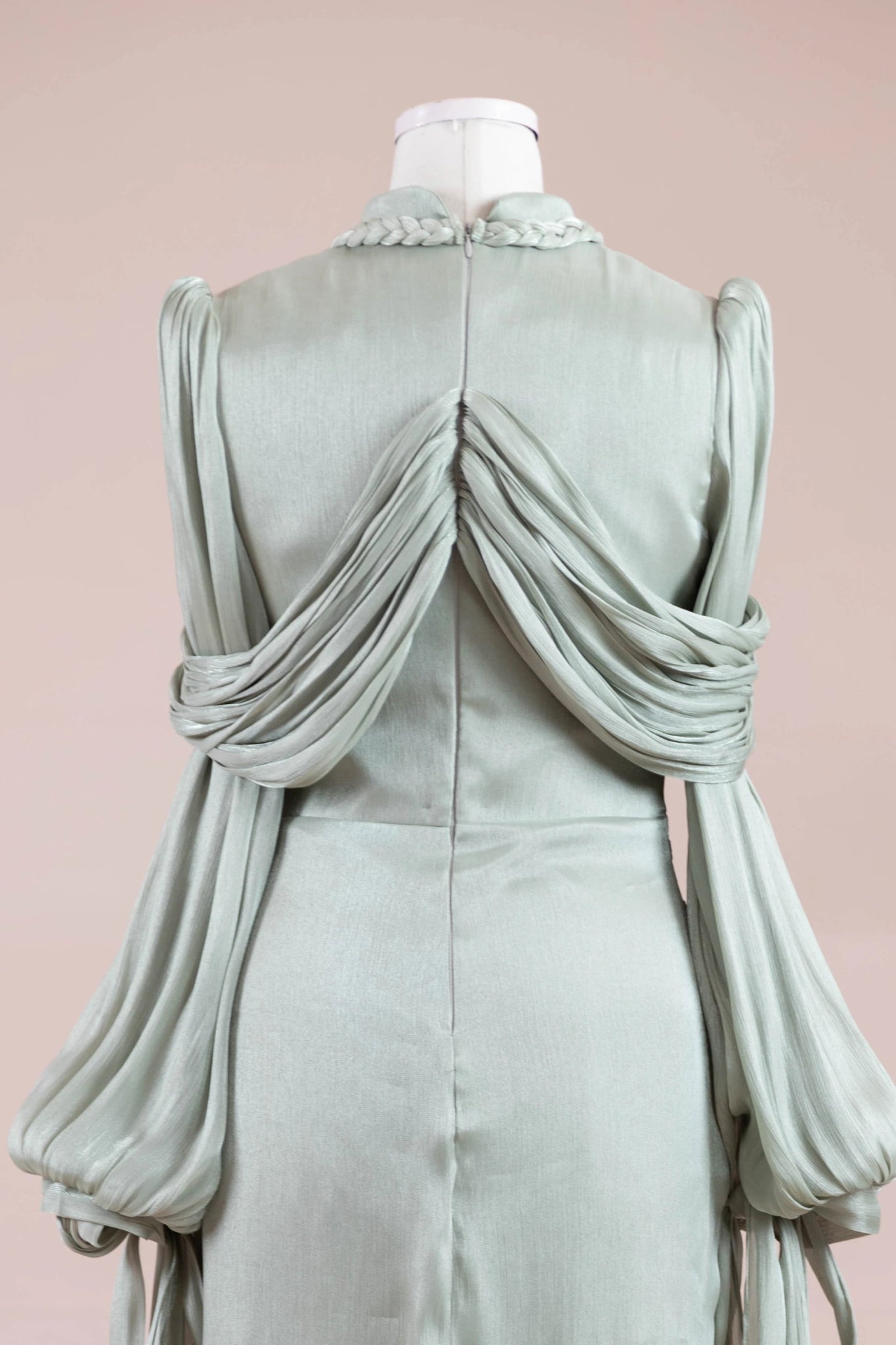 Galadriel Tesettür Abiye - FioraofDress - tesettur - abiye - mint yeşili - 38 - hijab - evening - dress