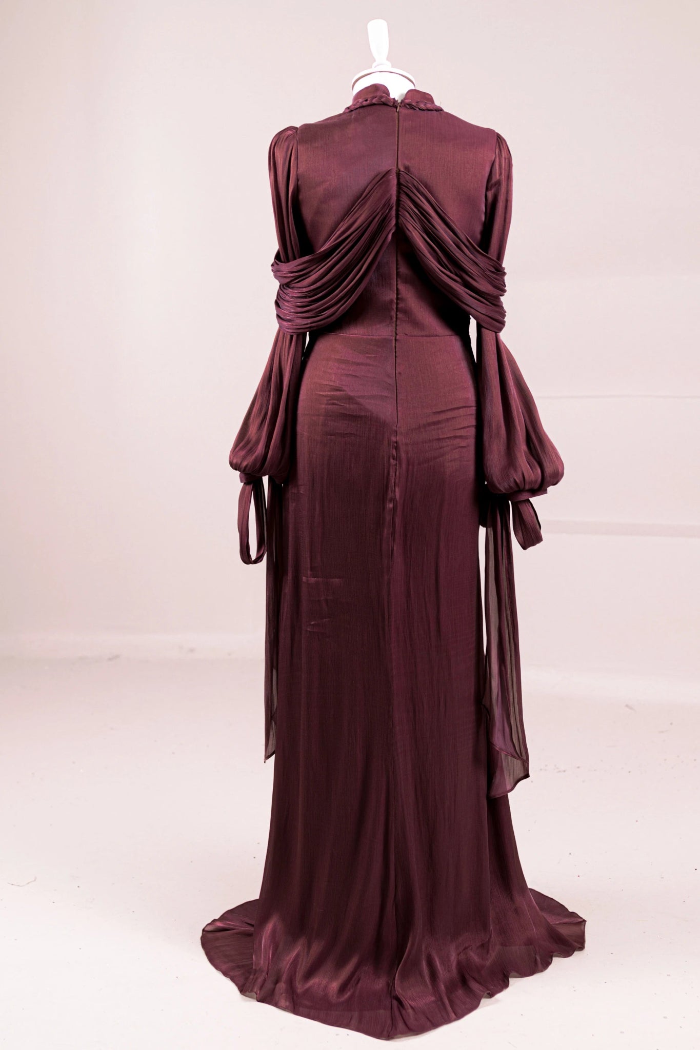 Galadriel Tesettür Abiye - FioraofDress - tesettur - abiye - bery burgundy - 38 - hijab - evening - dress