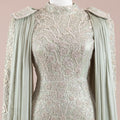 Glam Tesettür Abiye - FioraofDress - tesettur - abiye - mint - 38 - hijab - evening - dress