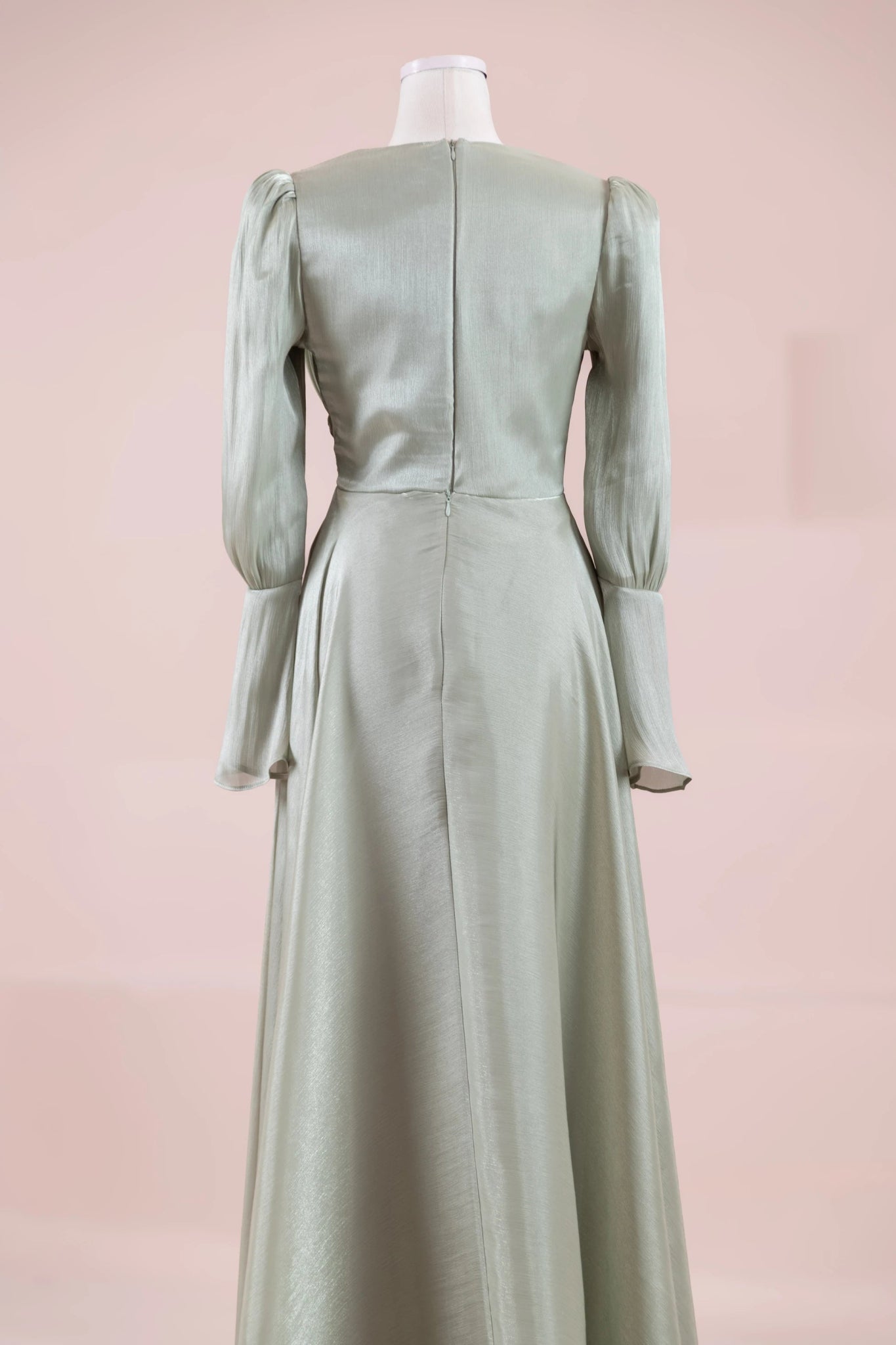 Glamour Tesettür Abiye - FioraofDress - tesettur - abiye - mint - 38 - hijab - evening - dress