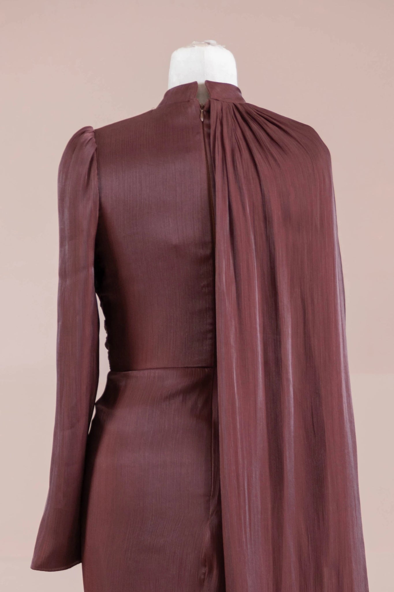 Glory Sade Tesettür Abiye - FioraofDress - tesettur - abiye - bery burgundy - 38 - hijab - evening - dress