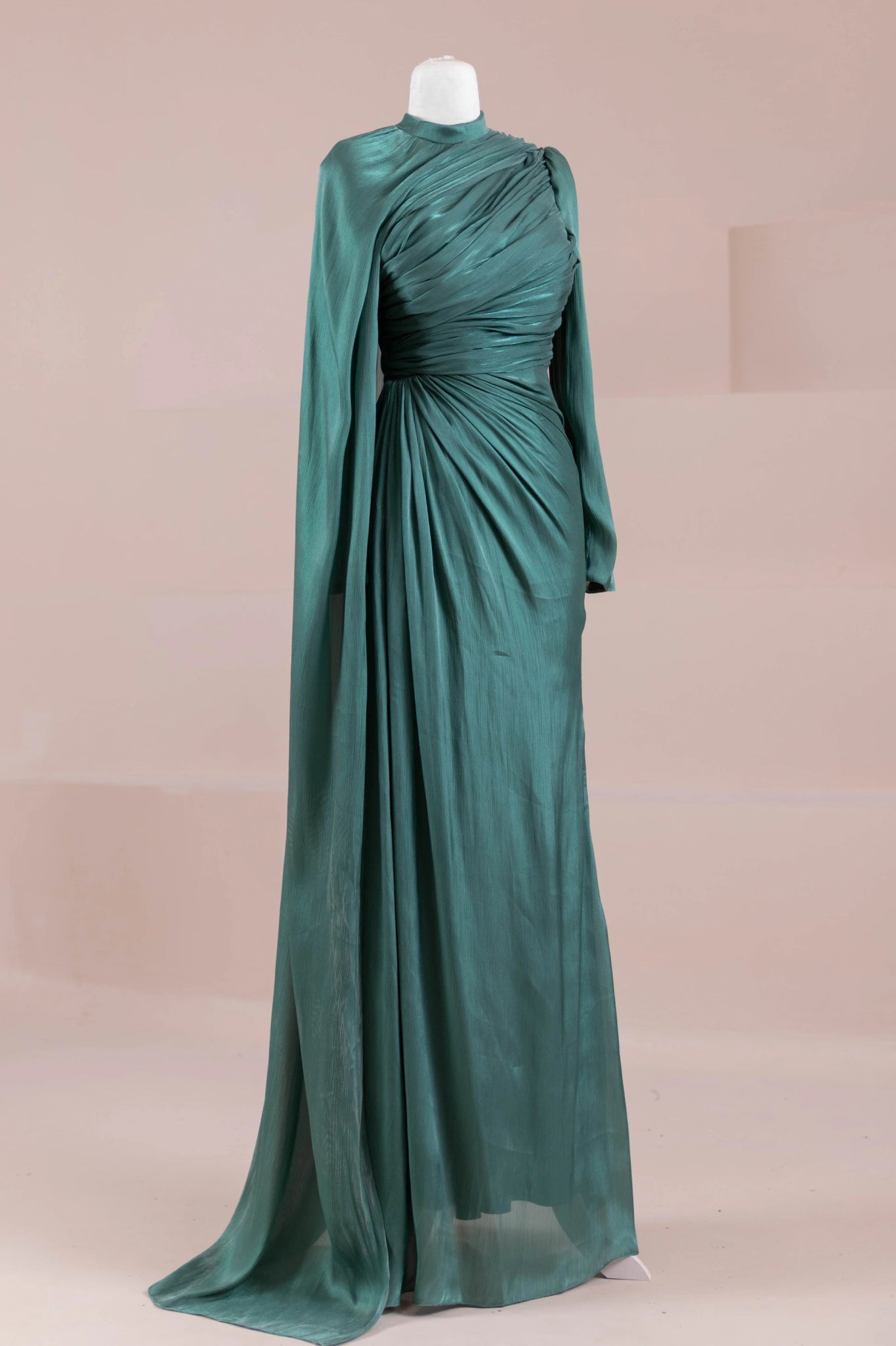 Glory Sade Tesettür Abiye - FioraofDress - tesettur - abiye - zümrüt - 38 - hijab - evening - dress