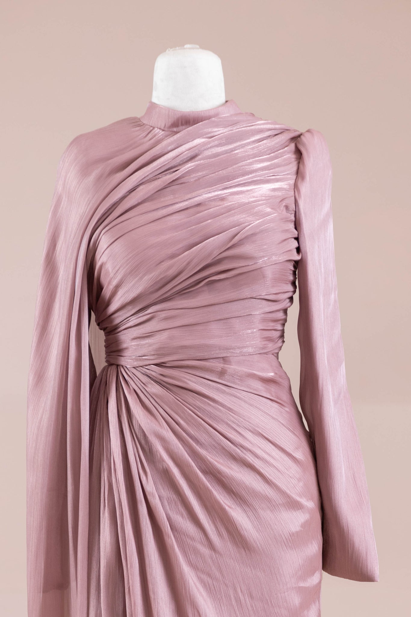 Glory Sade Tesettür Abiye - FioraofDress - tesettur - abiye - rose - 38 - hijab - evening - dress