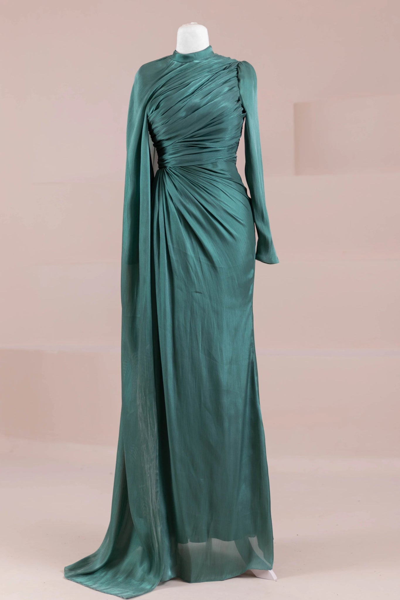 Glory Sade Tesettür Abiye - FioraofDress - tesettur - abiye - zümrüt - 38 - hijab - evening - dress