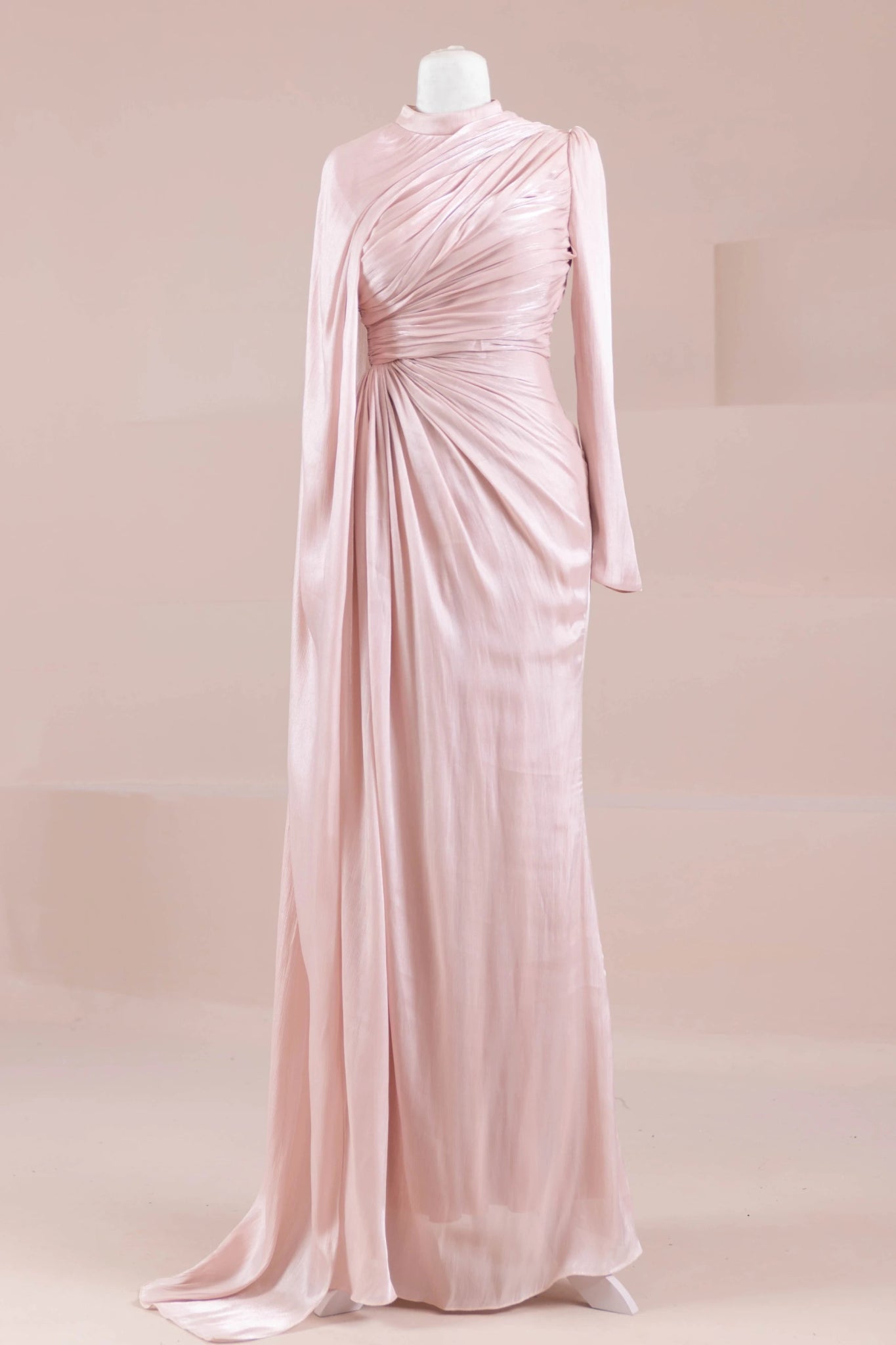 Glory Sade Tesettür Abiye - FioraofDress - tesettur - abiye - Pudra - 38 - hijab - evening - dress