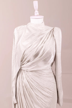 Glory Tesettür Abiye - FioraofDress - tesettur - abiye - bejj - 38 - hijab - evening - dress