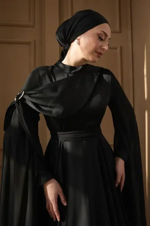 Melisa Taşlı Tesettür Abendkleid