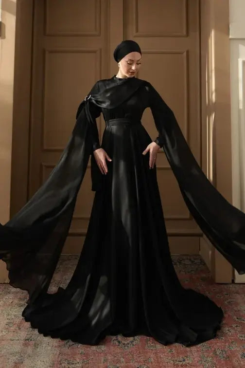 Melisa Taşlı Tesettür Abendkleid