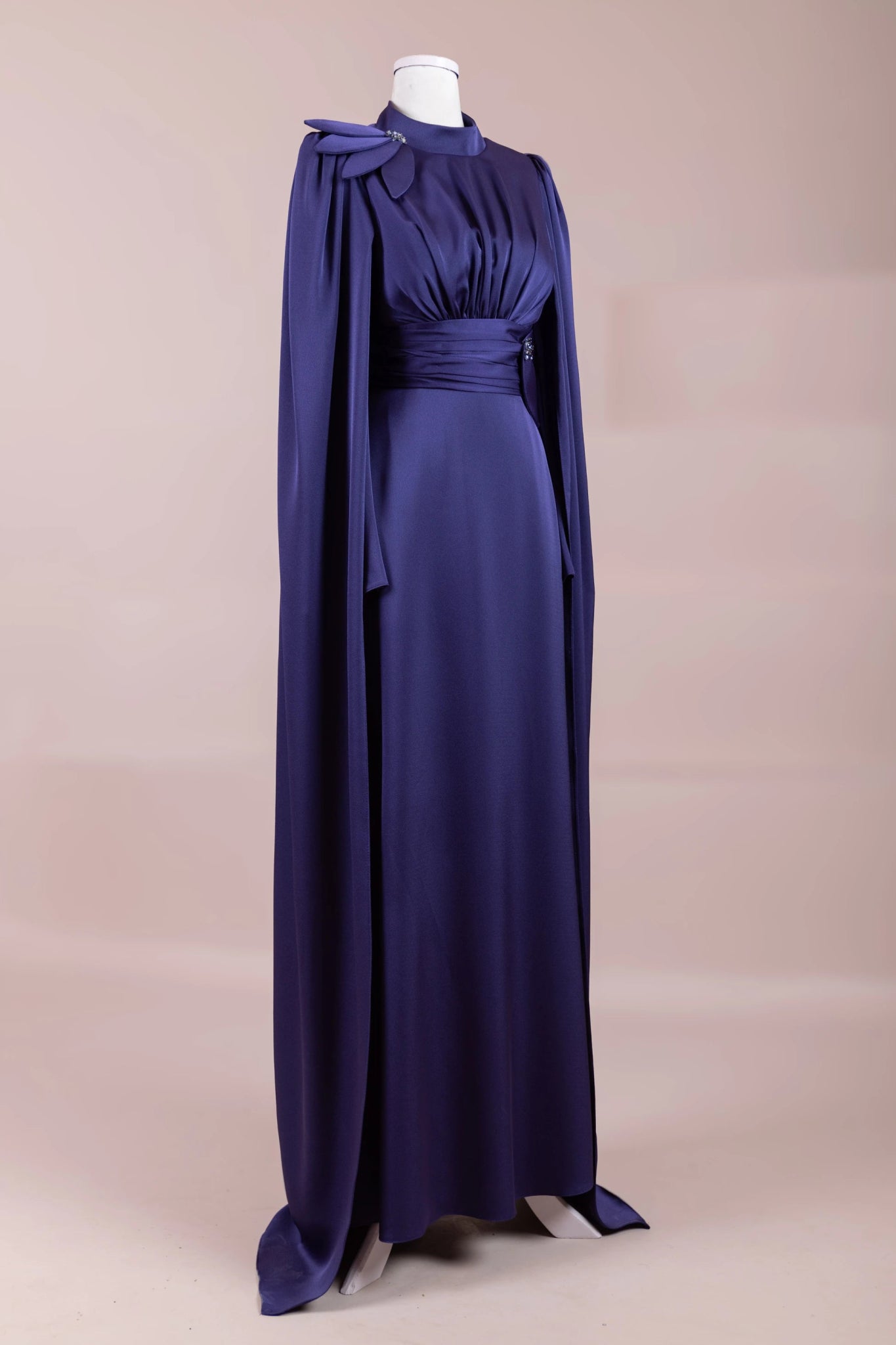 Jana Tesettür Abiye - FioraofDress - tesettur - abiye - Gece mavisi - 38 - hijab - evening - dress