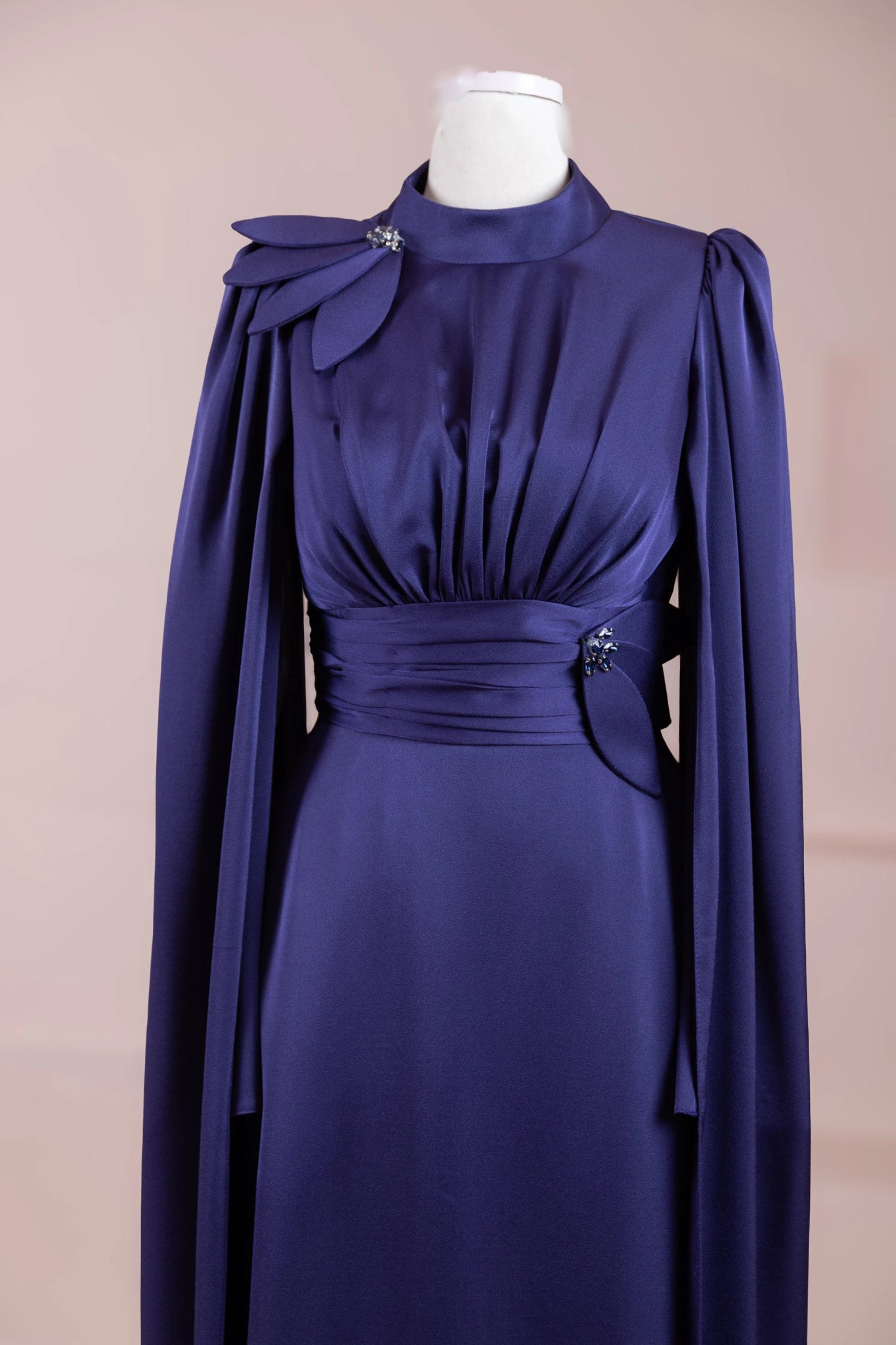 Jana Tesettür Abiye - FioraofDress - tesettur - abiye - Gece mavisi - 38 - hijab - evening - dress