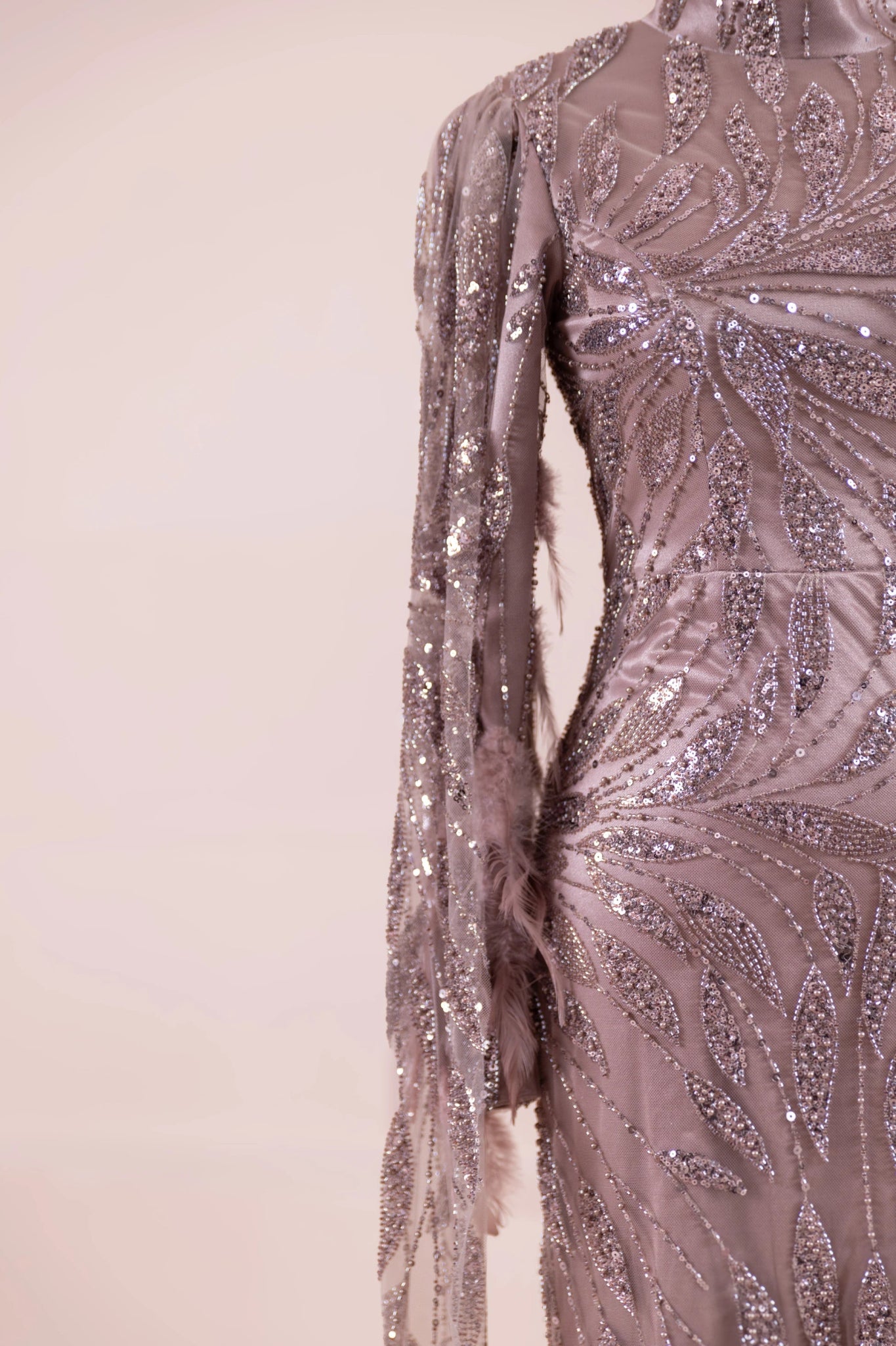 Kol Pelerin Tesettür Abiye - FioraofDress - tesettur - abiye - Bakır - 38 - hijab - evening - dress