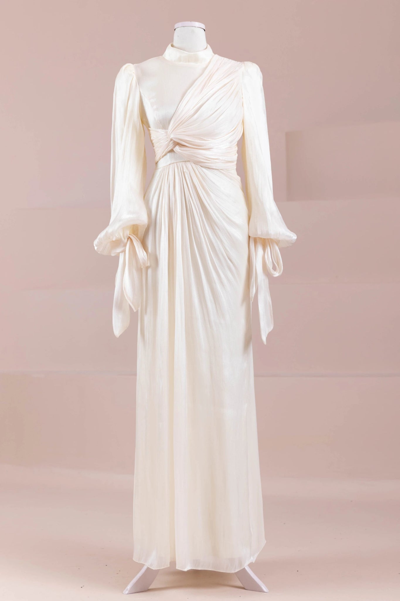 Laru Tesettür Abiye - FioraofDress - tesettur - abiye - Ekru - 38 - hijab - evening - dress