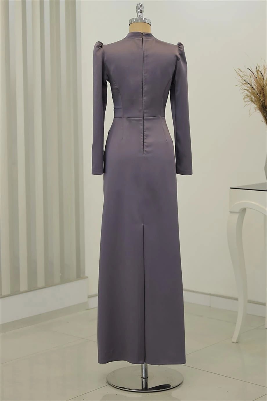 Lavinya Tesettür Abiye - Lavanta - FioraofDress - tesettur - abiye - 44 - hijab - evening - dress
