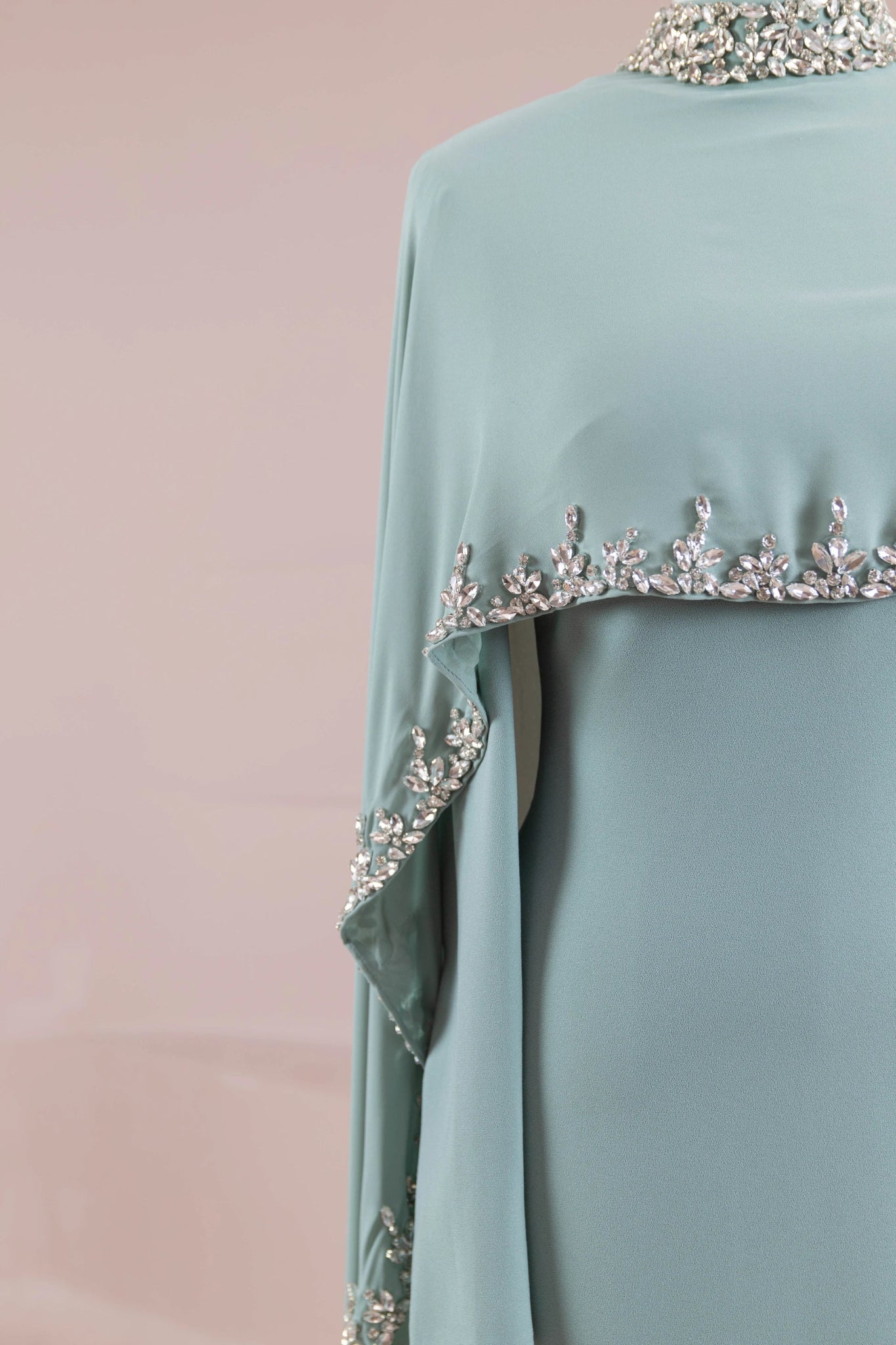 Layali Tesettür Abiye - FioraofDress - tesettur - abiye - OKYANUS MİNT - 40 - hijab - evening - dress