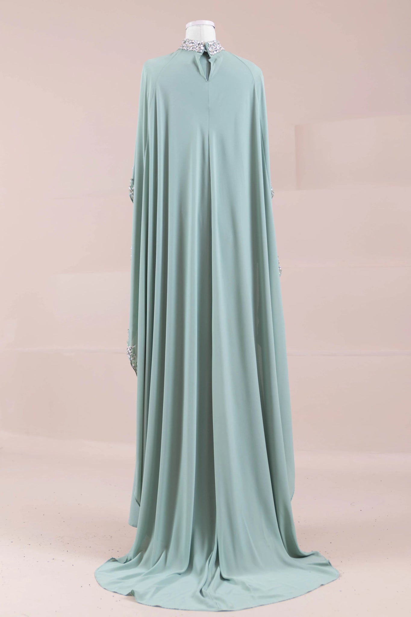Layali Tesettür Abiye - FioraofDress - tesettur - abiye - OKYANUS MİNT - 40 - hijab - evening - dress
