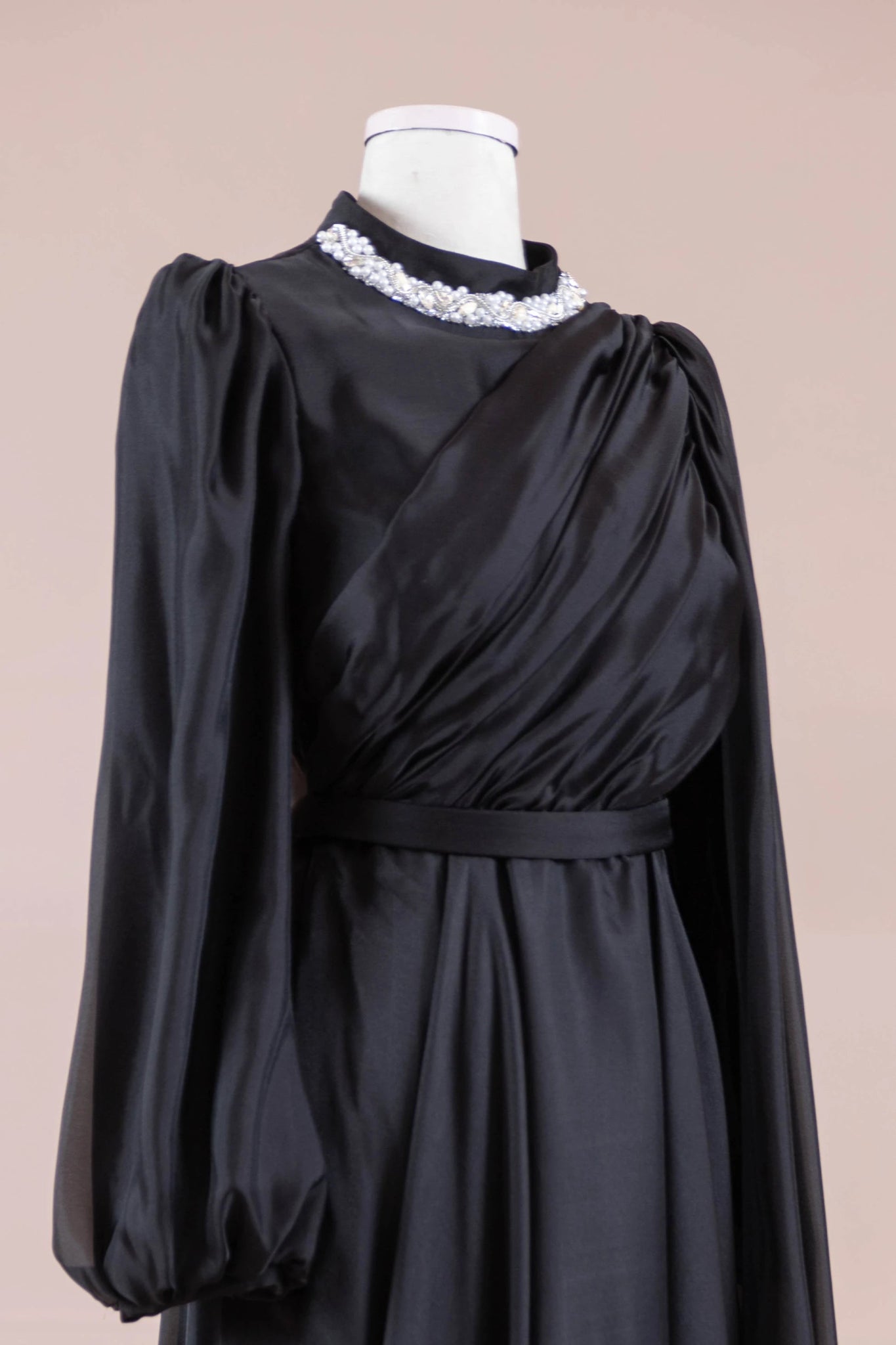 Liora Tesettür Abiye - FioraofDress - tesettur - abiye - SİYAH - 38 - hijab - evening - dress