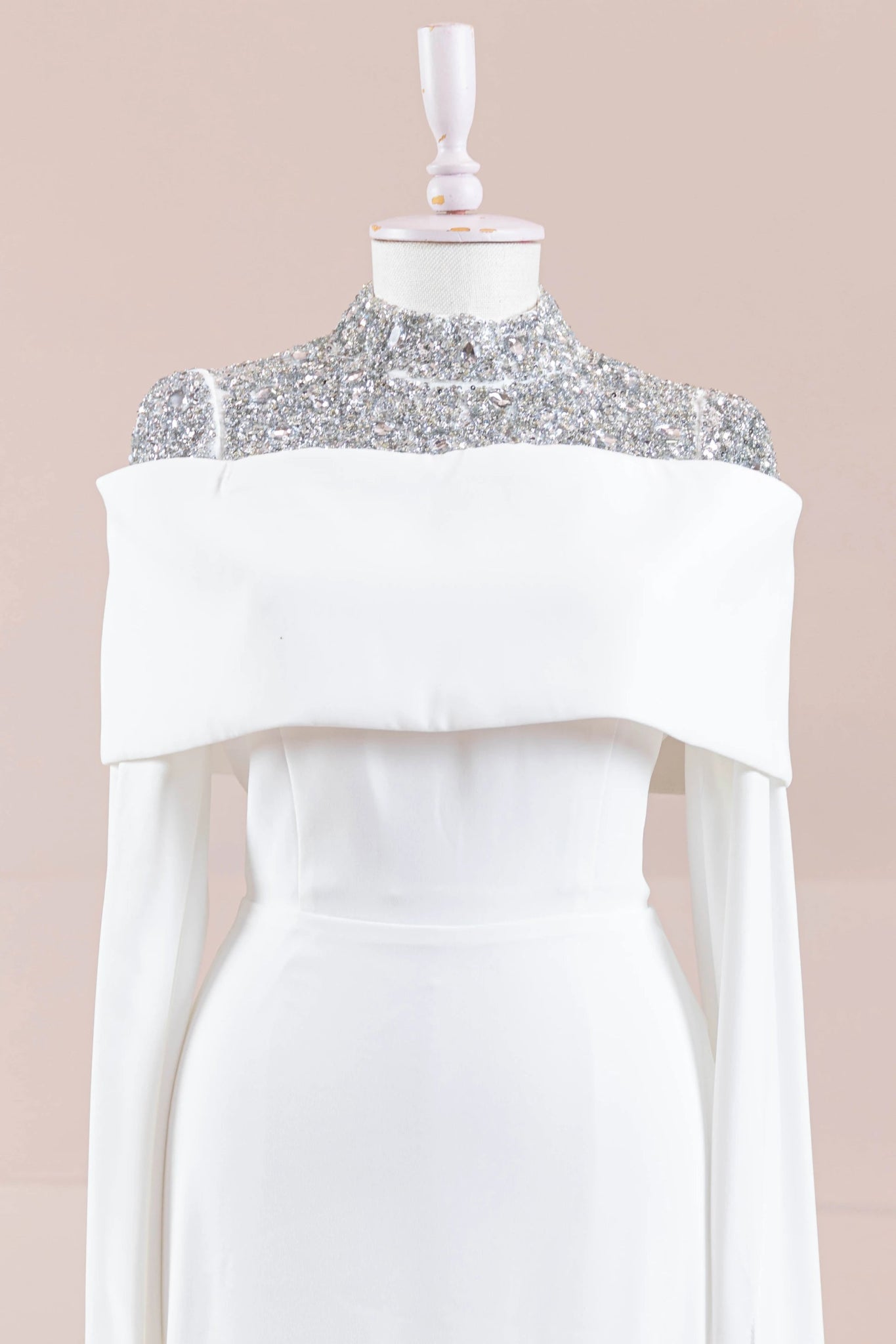 Lirae Tesettür Abiye - FioraofDress - tesettur - abiye - Beyaz - 36 - hijab - evening - dress