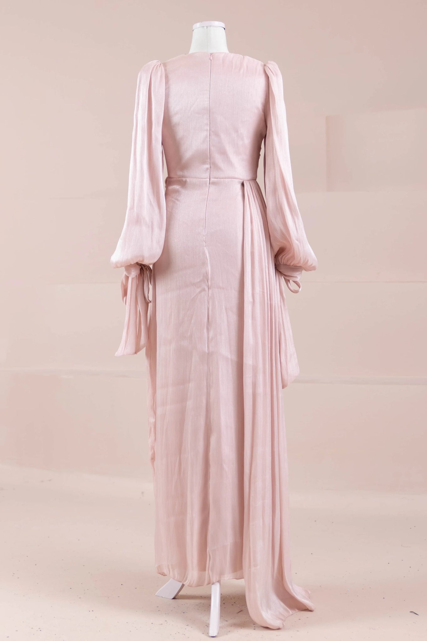 Lotus Tesettür Abiye - FioraofDress - tesettur - abiye - Toz pembe - 38 - hijab - evening - dress