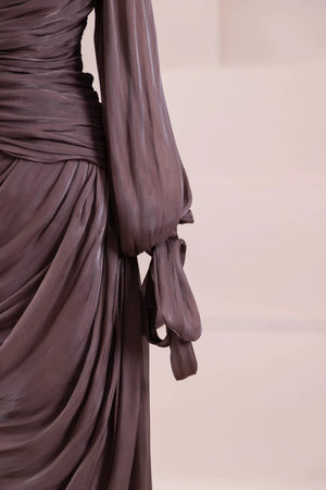 Lotus Tesettür Abiye - FioraofDress - tesettur - abiye - Mocha - 38 - hijab - evening - dress