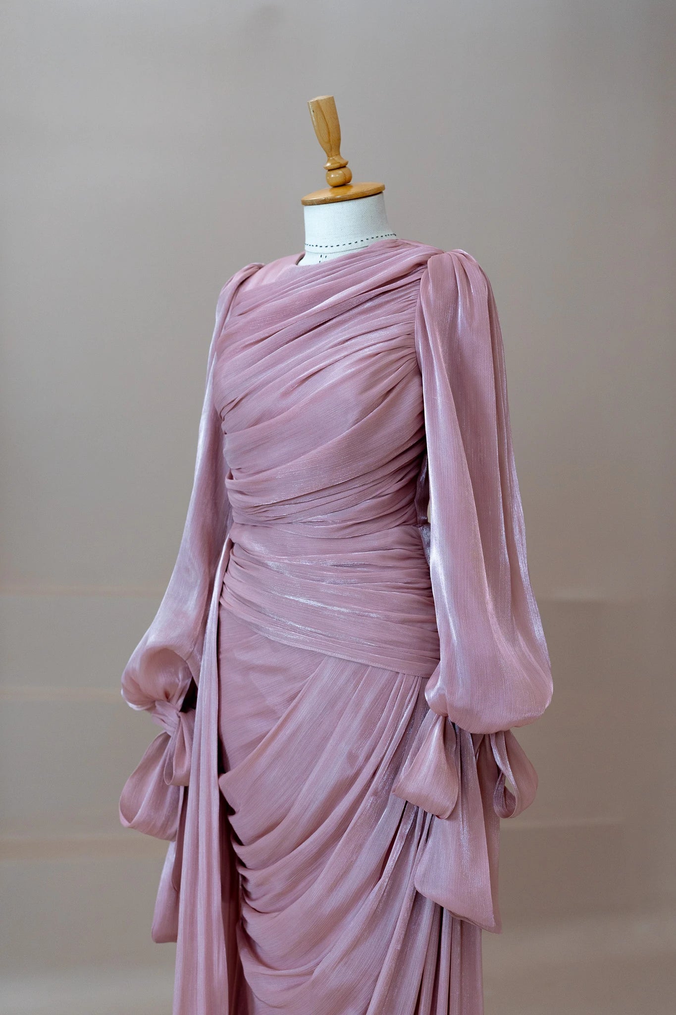 Lotus Tesettür Abiye - FioraofDress - tesettur - abiye - Pudra - 38 - hijab - evening - dress