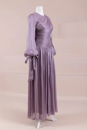 Lova Tesettür Abiye - FioraofDress - tesettur - abiye - lila - 38 - hijab - evening - dress