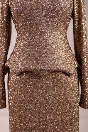 Luxe Tesettür Abiye - FioraofDress - tesettur - abiye - Gold - 38 - hijab - evening - dress