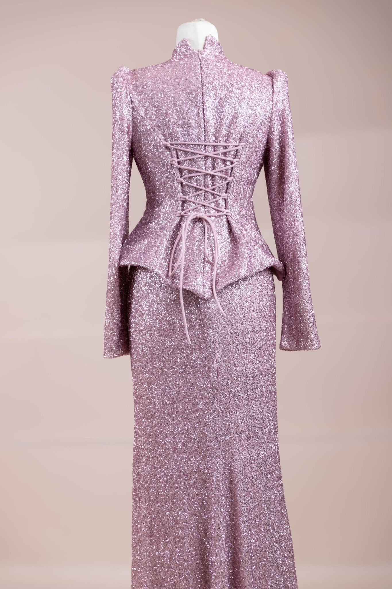 Luxe Tesettür Abiye - FioraofDress - tesettur - abiye - Gold - 38 - hijab - evening - dress