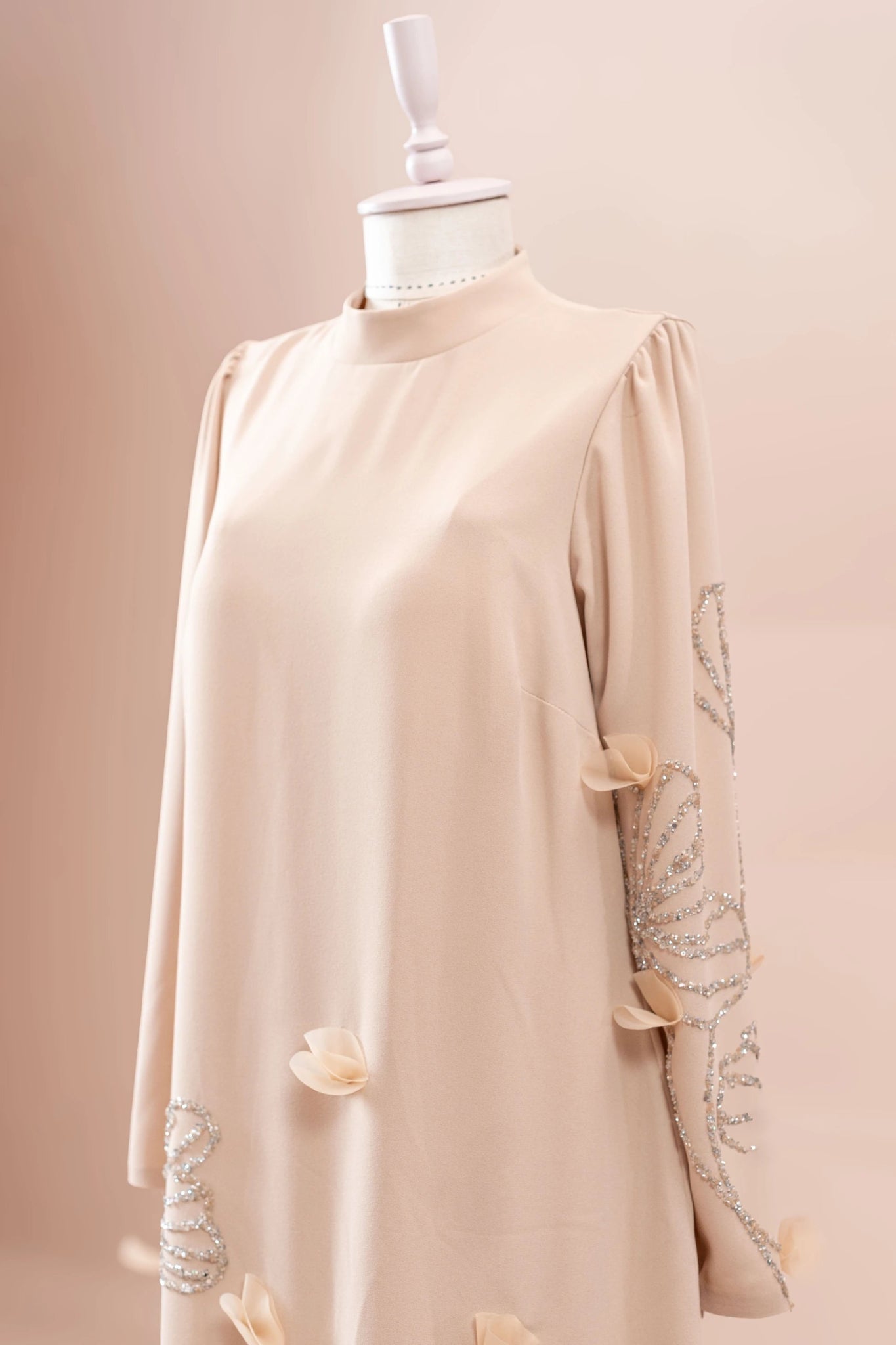 Maysa Tesettür Abiye - FioraofDress - tesettur - abiye - BEJ - 44 - hijab - evening - dress