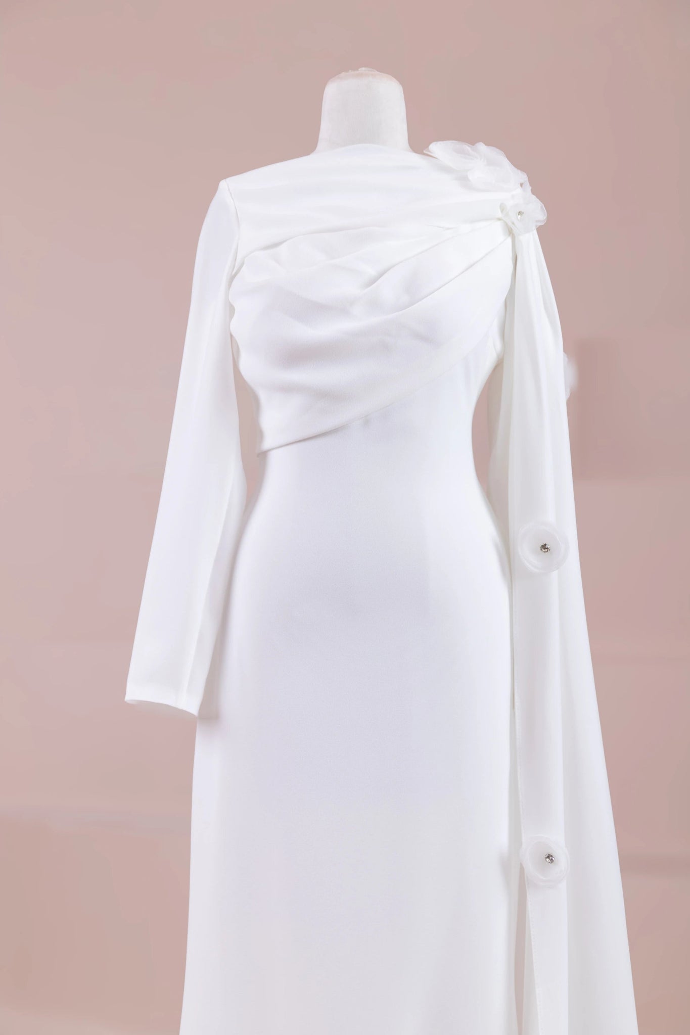 Mire Tesettür Abiye - FioraofDress - tesettur - abiye - Beyaz - 38 - hijab - evening - dress