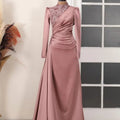 Monica Tesettür Abiye - FioraofDress - tesettur - abiye - Gül Kurusu - 38 - hijab - evening - dress
