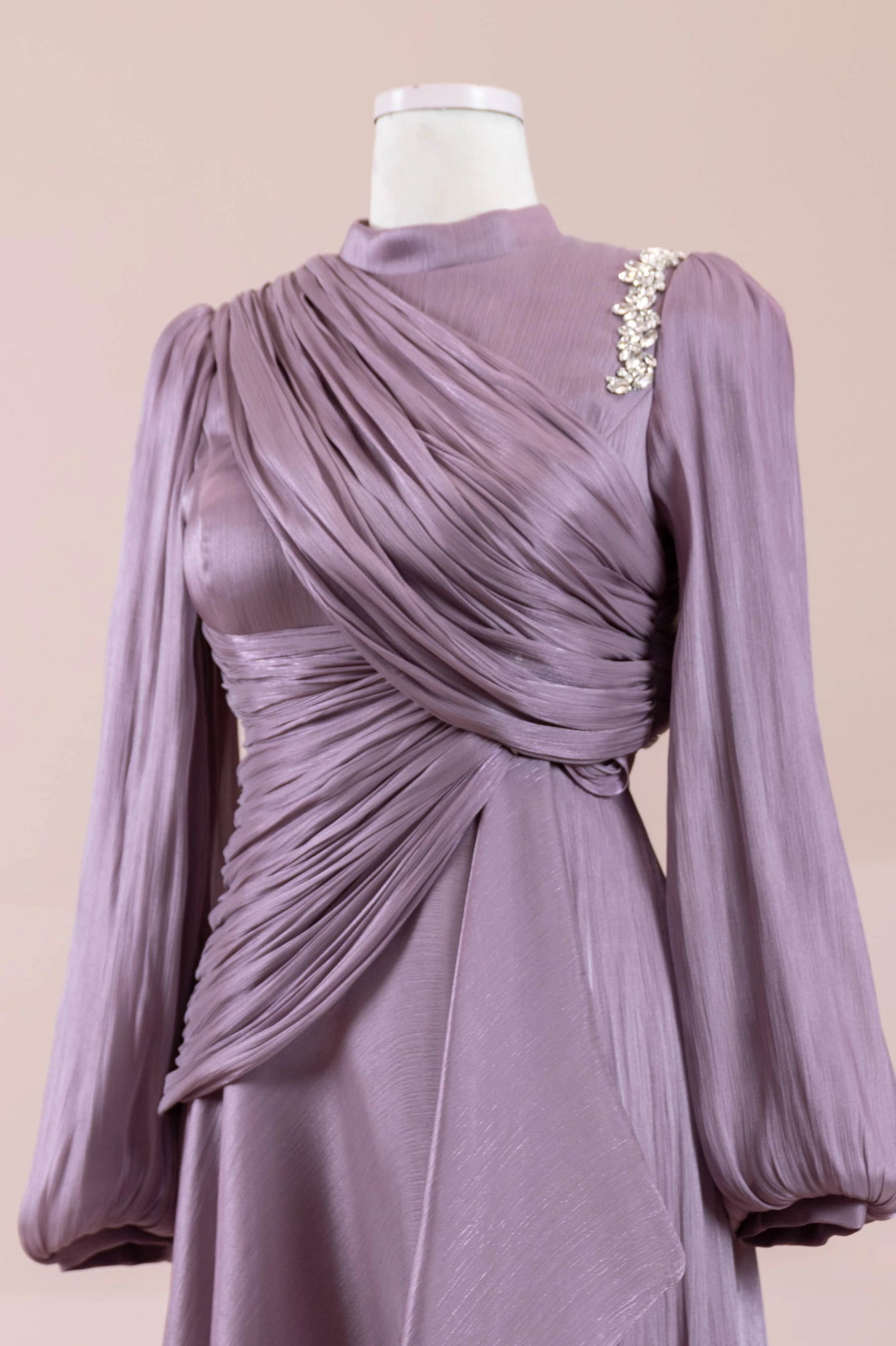 Nedya Tesettür Abiye - FioraofDress - tesettur - abiye - LİLA - 38 - hijab - evening - dress