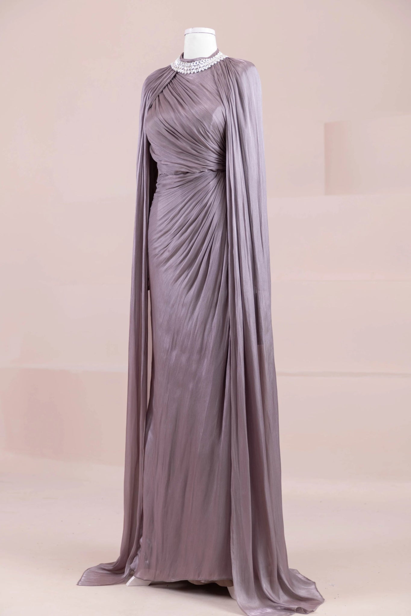 Nela Tesettür Abiye - FioraofDress - tesettur - abiye - VİZON - 38 - hijab - evening - dress