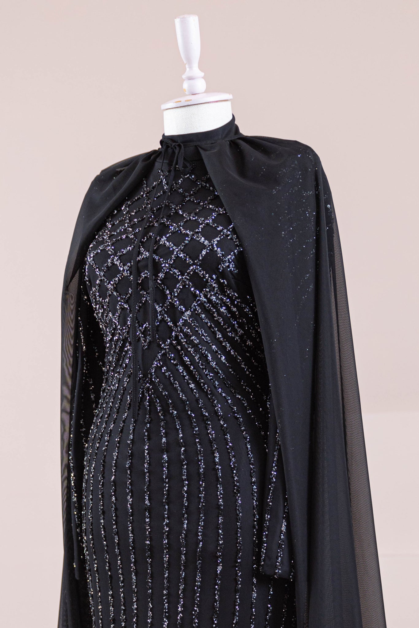 Niva Tesettür Abiye - FioraofDress - tesettur - abiye - Siyahh - 38 - hijab - evening - dress