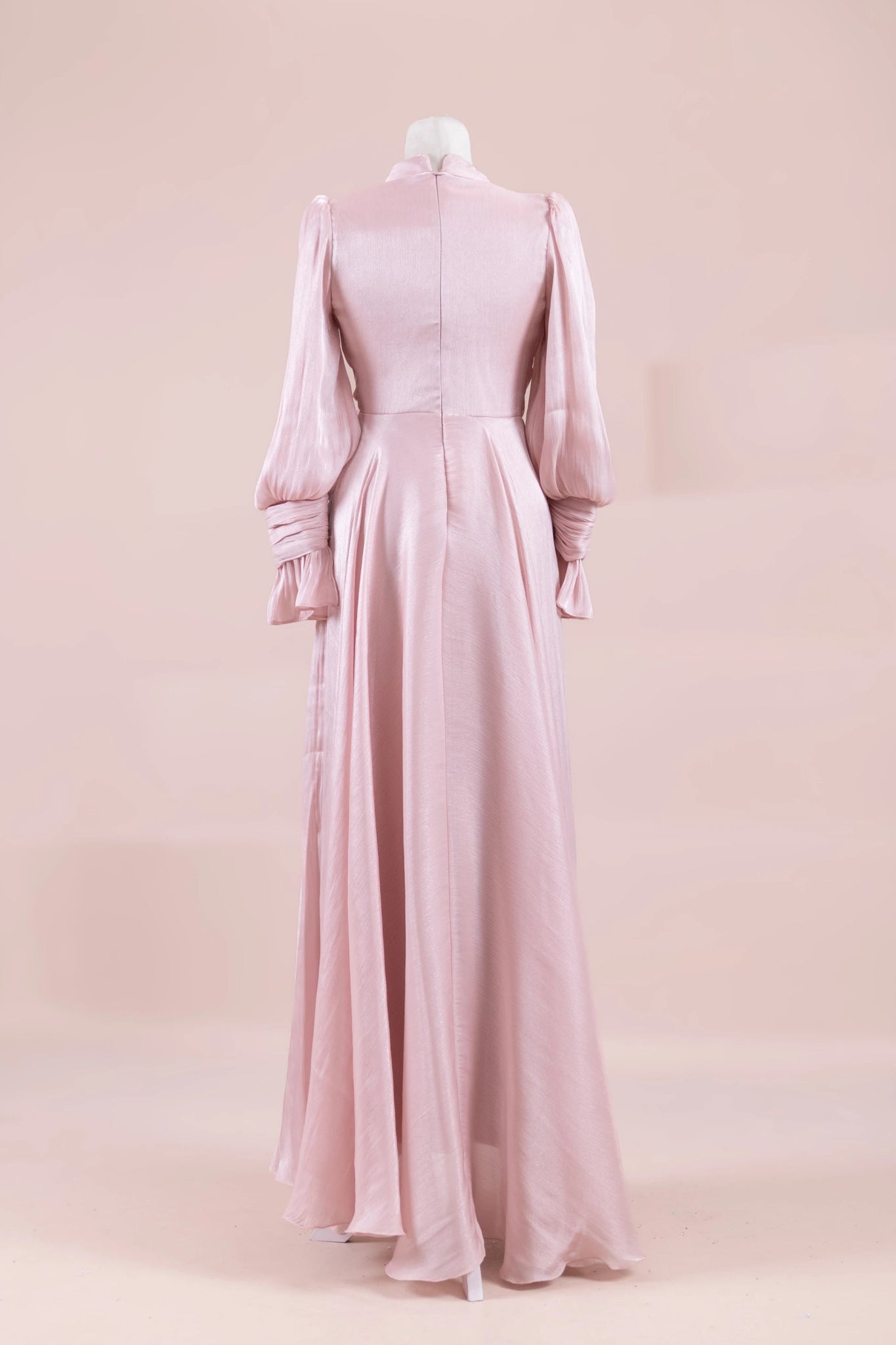 Orkide Tesettur Abiye - FioraofDress - tesettur - abiye - 38 - Pudra - hijab - evening - dress
