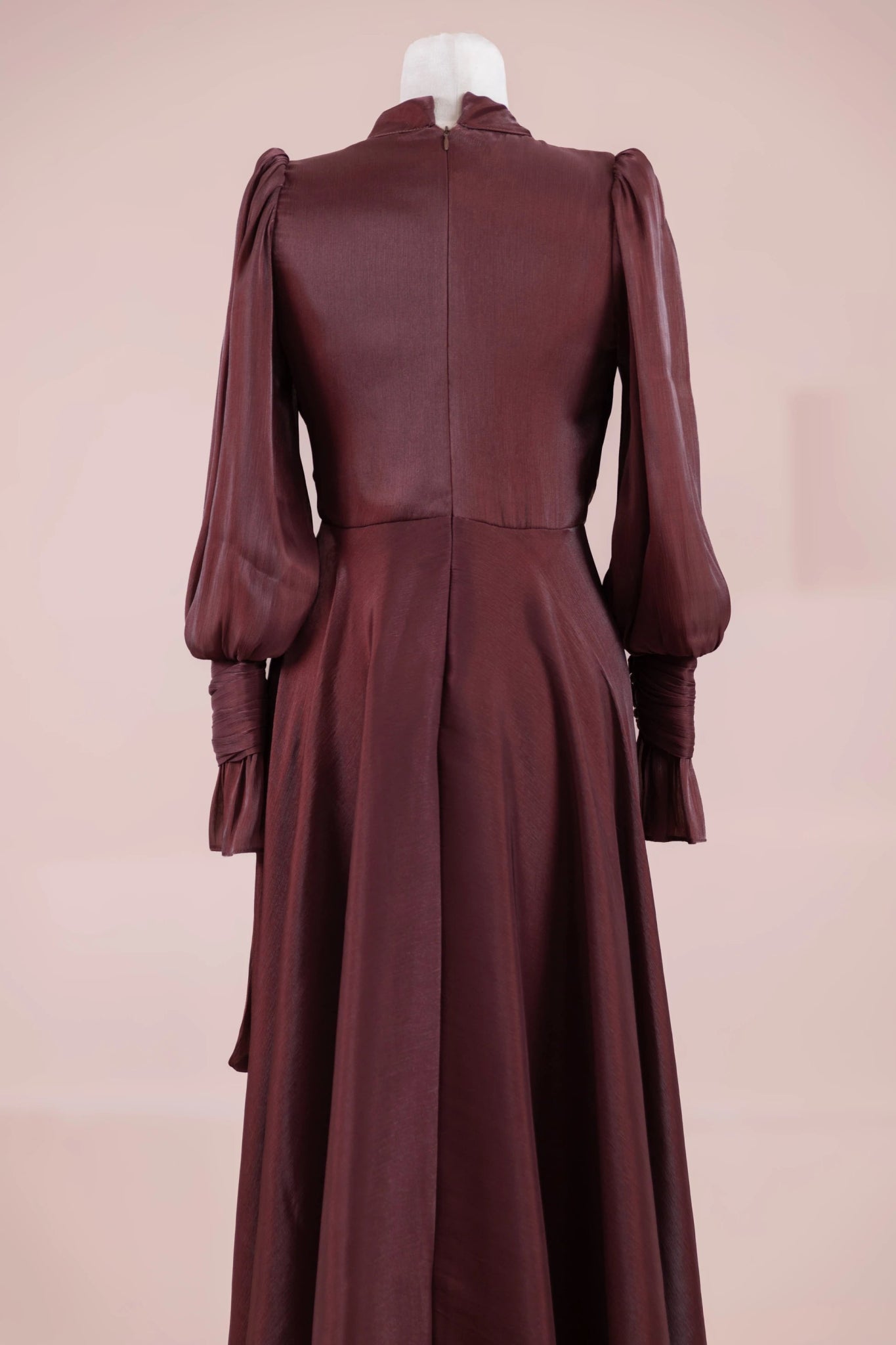 Orkide Tesettur Abiye - FioraofDress - tesettur - abiye - 38 - bery burgundy - hijab - evening - dress