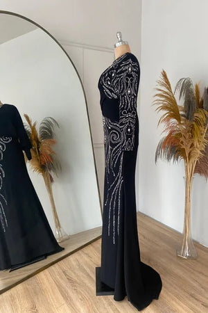 Oylum Tesettür Abiye - FioraofDress - tesettur - abiye - Siyahh - 38 - hijab - evening - dress