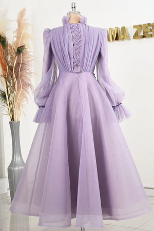 Patrica Tesettür Abiye - FioraofDress - tesettur - abiye - LİLAA - 38 - hijab - evening - dress