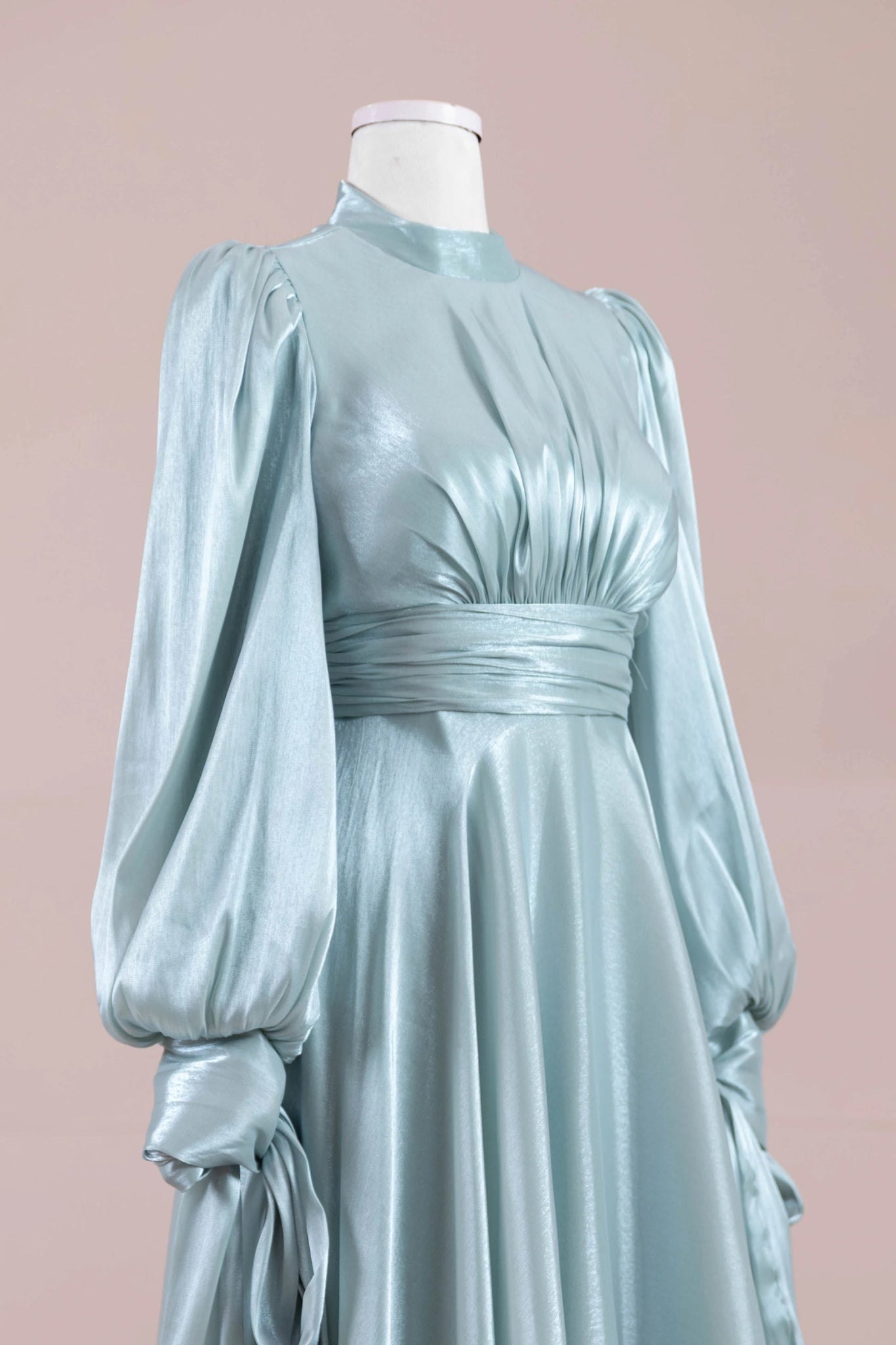 Pearl Tesettür Abiye - FioraofDress - tesettur - abiye - mint yeşili - 38 - hijab - evening - dress