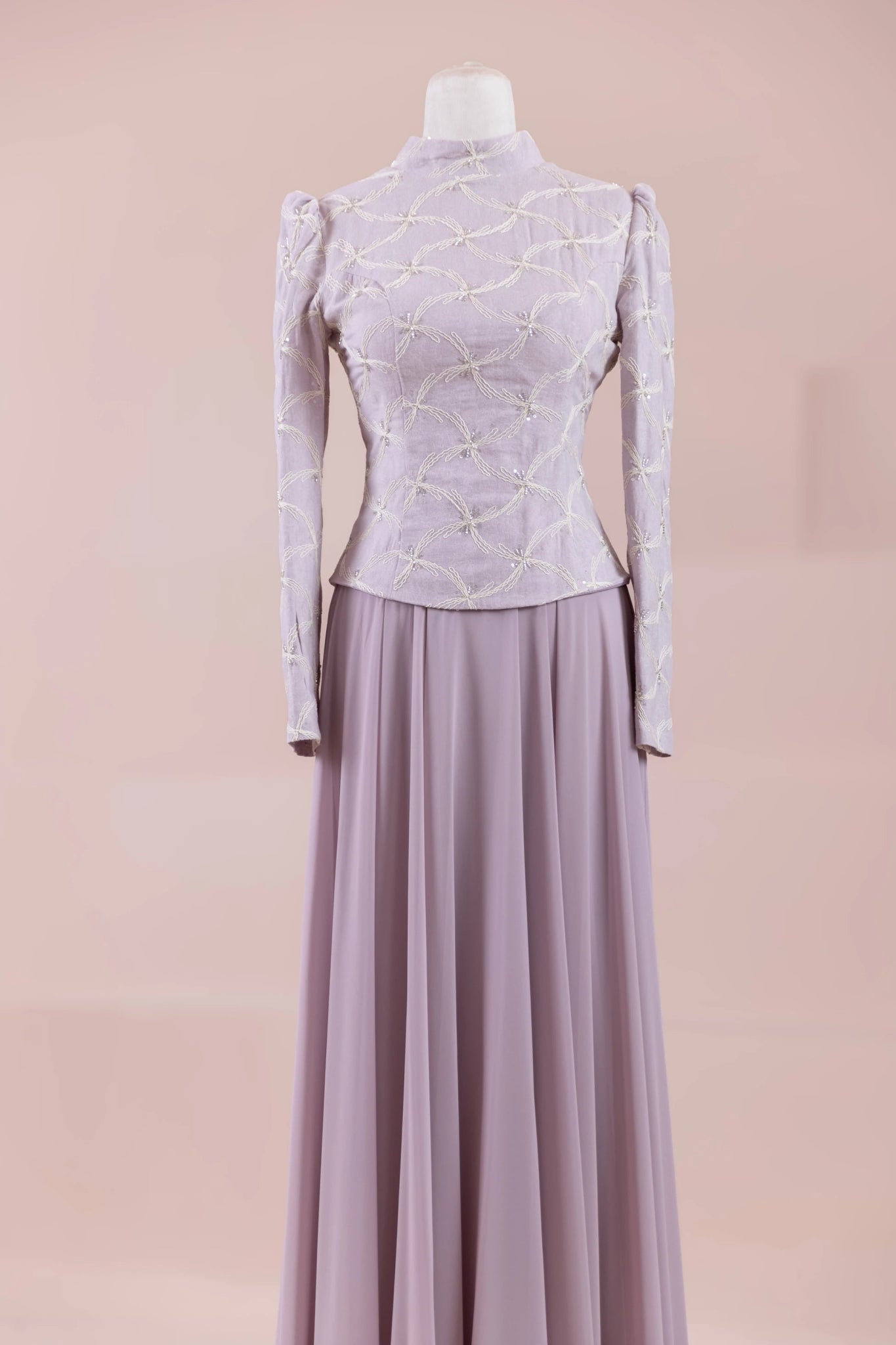 Ponte Tesettür Abiye - FioraofDress - tesettur - abiye - lila - 38 - hijab - evening - dress