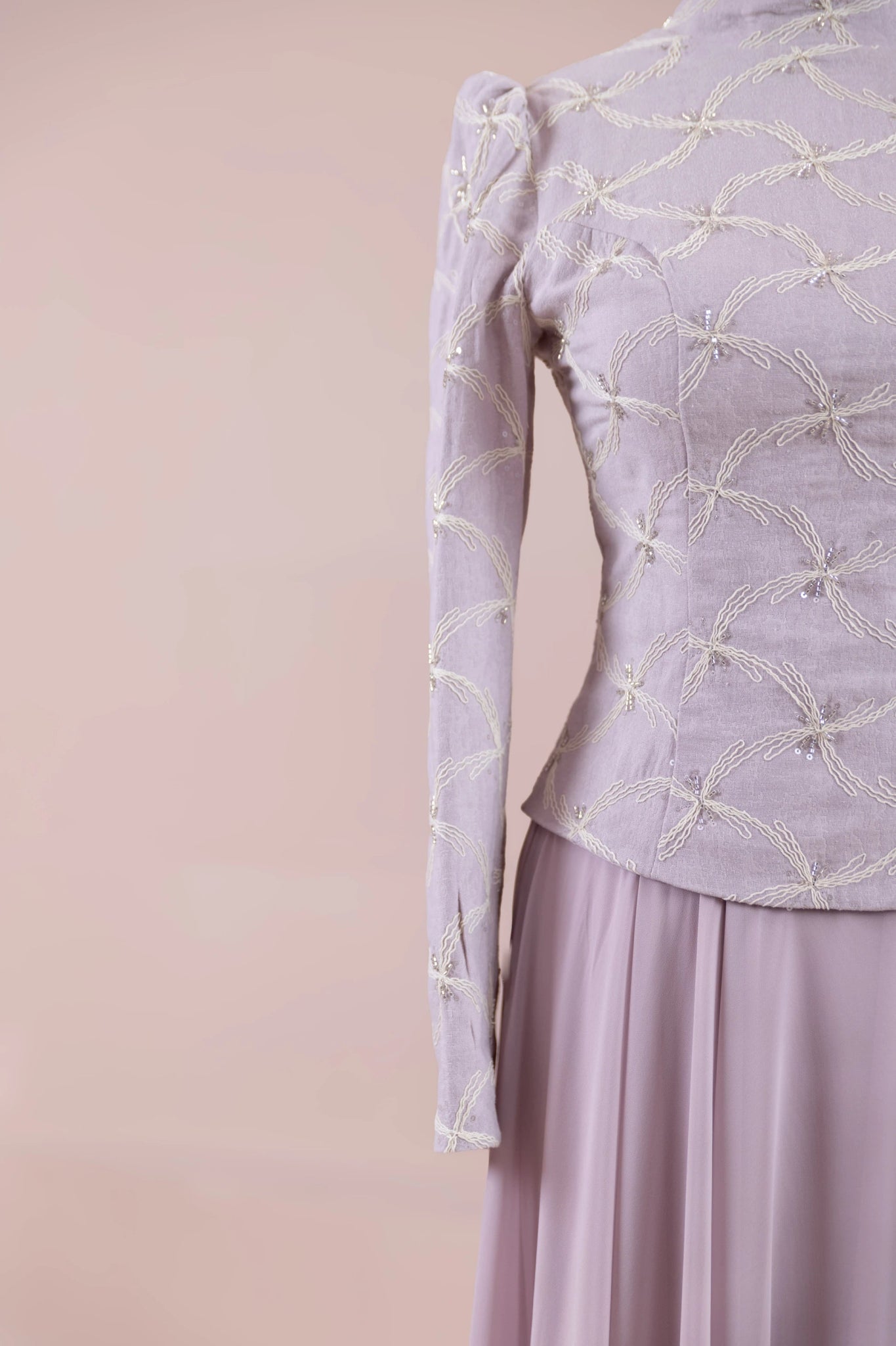 Ponte Tesettür Abiye - FioraofDress - tesettur - abiye - lila - 38 - hijab - evening - dress