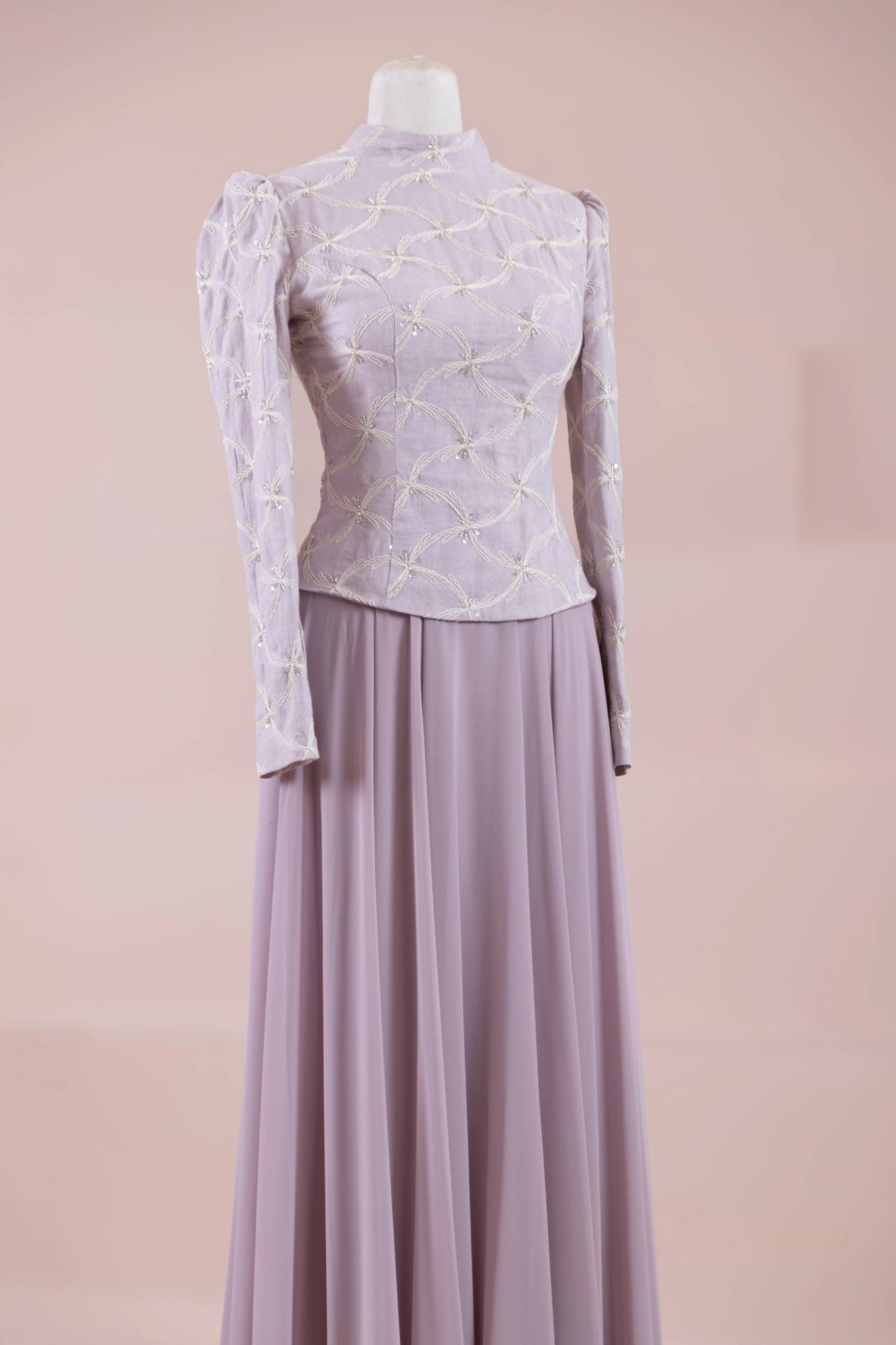 Ponte Tesettür Abiye - FioraofDress - tesettur - abiye - lila - 38 - hijab - evening - dress