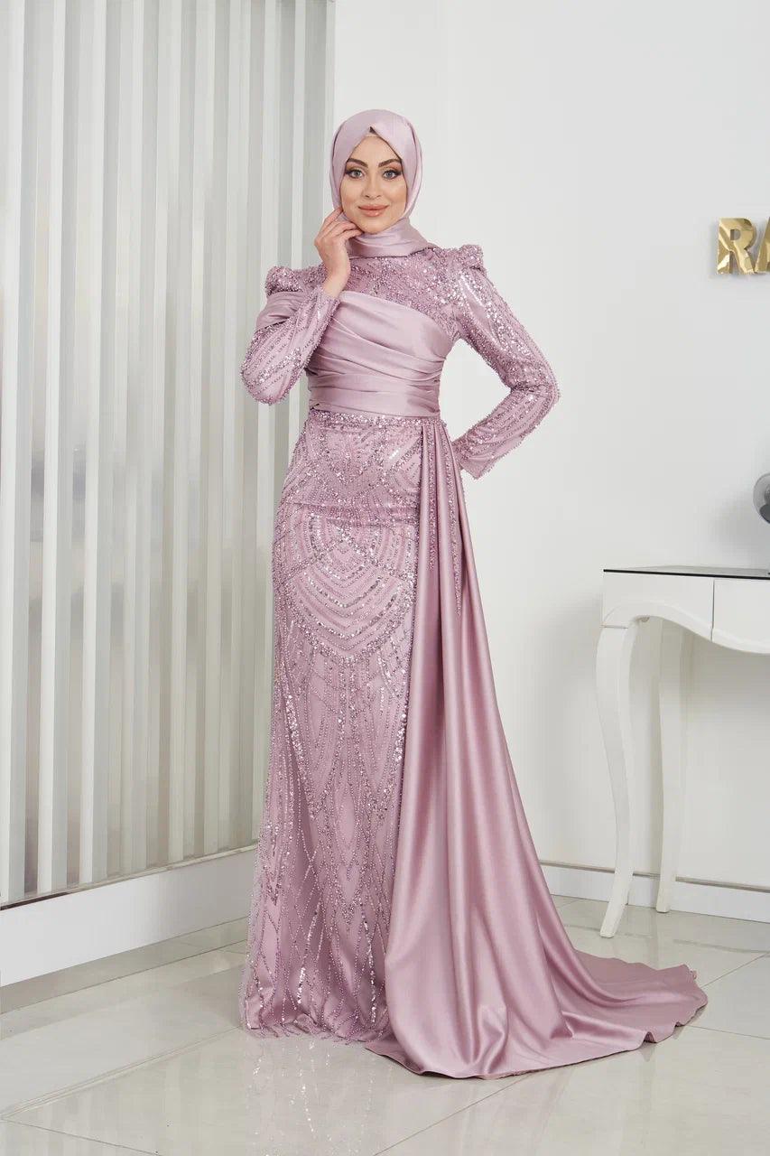 Raissa Tesettür Abiye - FioraofDress - tesettur - abiye - 44 - zümrüt - hijab - evening - dress