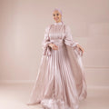 Renna Tesettür Abiye - FioraofDress - tesettur - abiye - Pudra - 36 - hijab - evening - dress